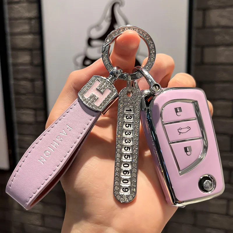 

Чехол для автомобильного ключа из ТПУ для Toyota Auris Corolla Reiz Avensis Verso Yaris Aygo Rav4 Scion TC IM 2017 2016