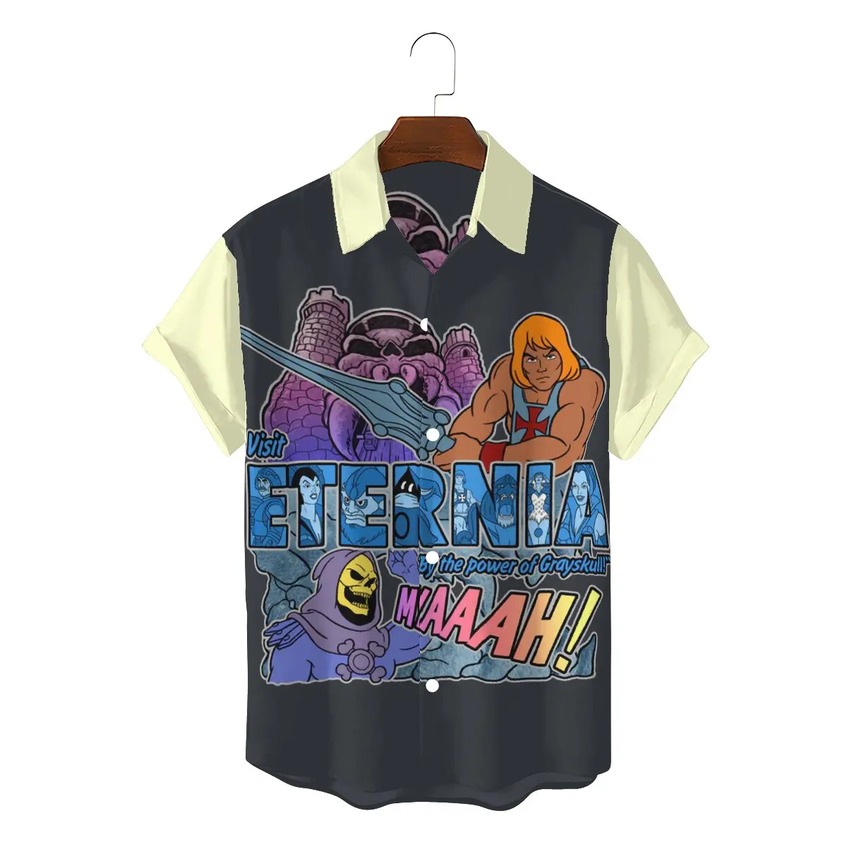 

VISIT THE MASTERS Special 3D Shirt He Man and The Masters of the Universe Leisure Hawaii Shirts Newest shirt For Men Women