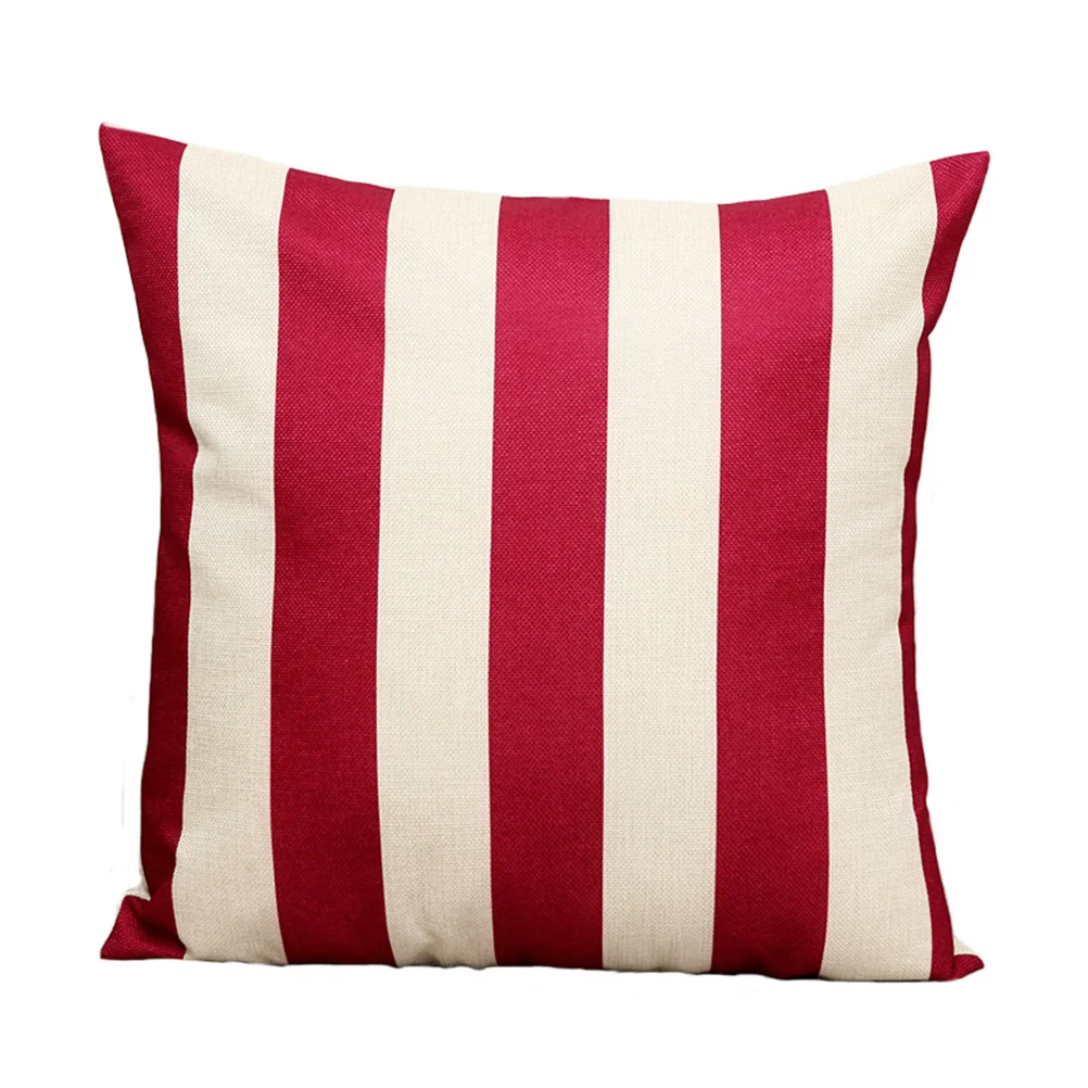 

1pc Throw Pillow Case Cover Sofa Cushion Cover without Pillowcore (Red 45x45cm)