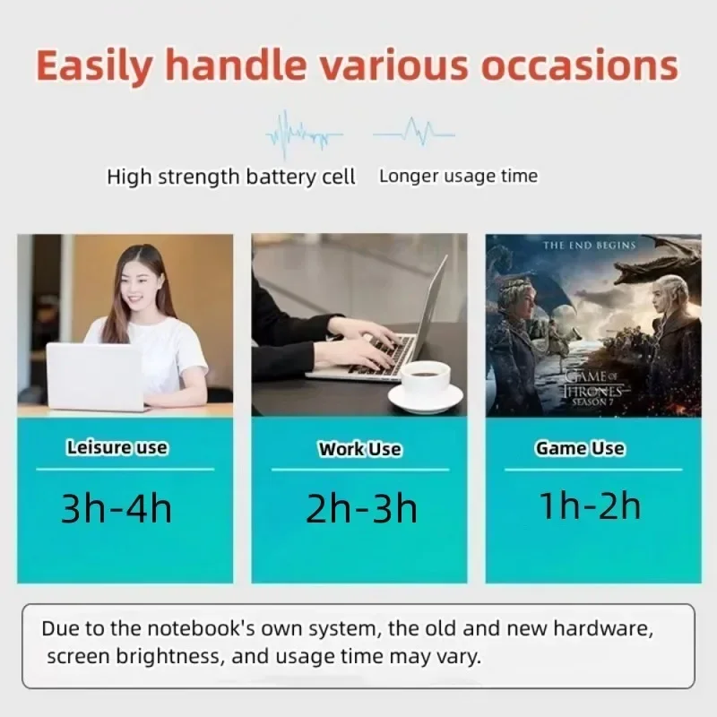 100% Оригинальный аккумулятор 4800 мАч для ноутбука ASUS C21N1401 W409L W419L K455L A455L R419L R455L X454L