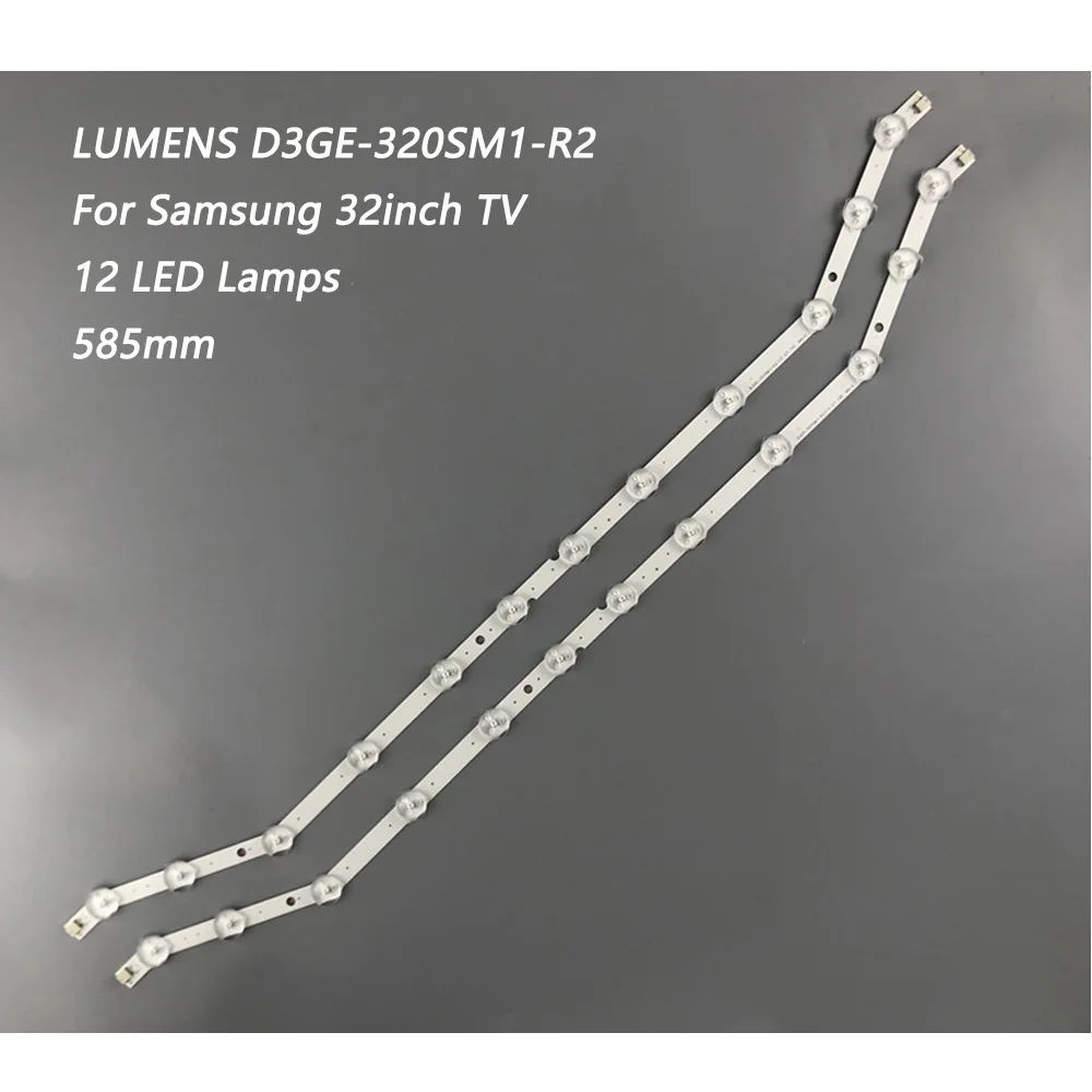 

LED Backlight strip 12leds D3GE-320SM1-R2 BN96-28763A 2013SVS32 For Samsung 32'' LM41-00001S 00001R UE32H5303 UE32H5303AK HG32AD