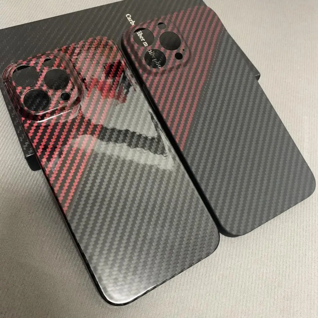 

Чехол из настоящего углеродного волокна для телефона iPhone 13 Pro Max, ультратонкий глянцевый ударопрочный защитный чехол из арамидного волокна ...