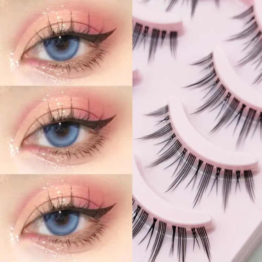 

Volume Handmade Fiber Women Beauty Little Devil False Eyelashes Fuffy Lashes Thick Long Eye Lashes Eye Extension