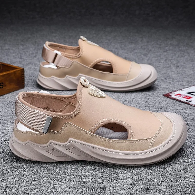 

Summer Fashion All-match Beach Shoes Outdoor Soft Comfortable Casual Roman Sandals Men's Damping Non-slip Breathable Sandals