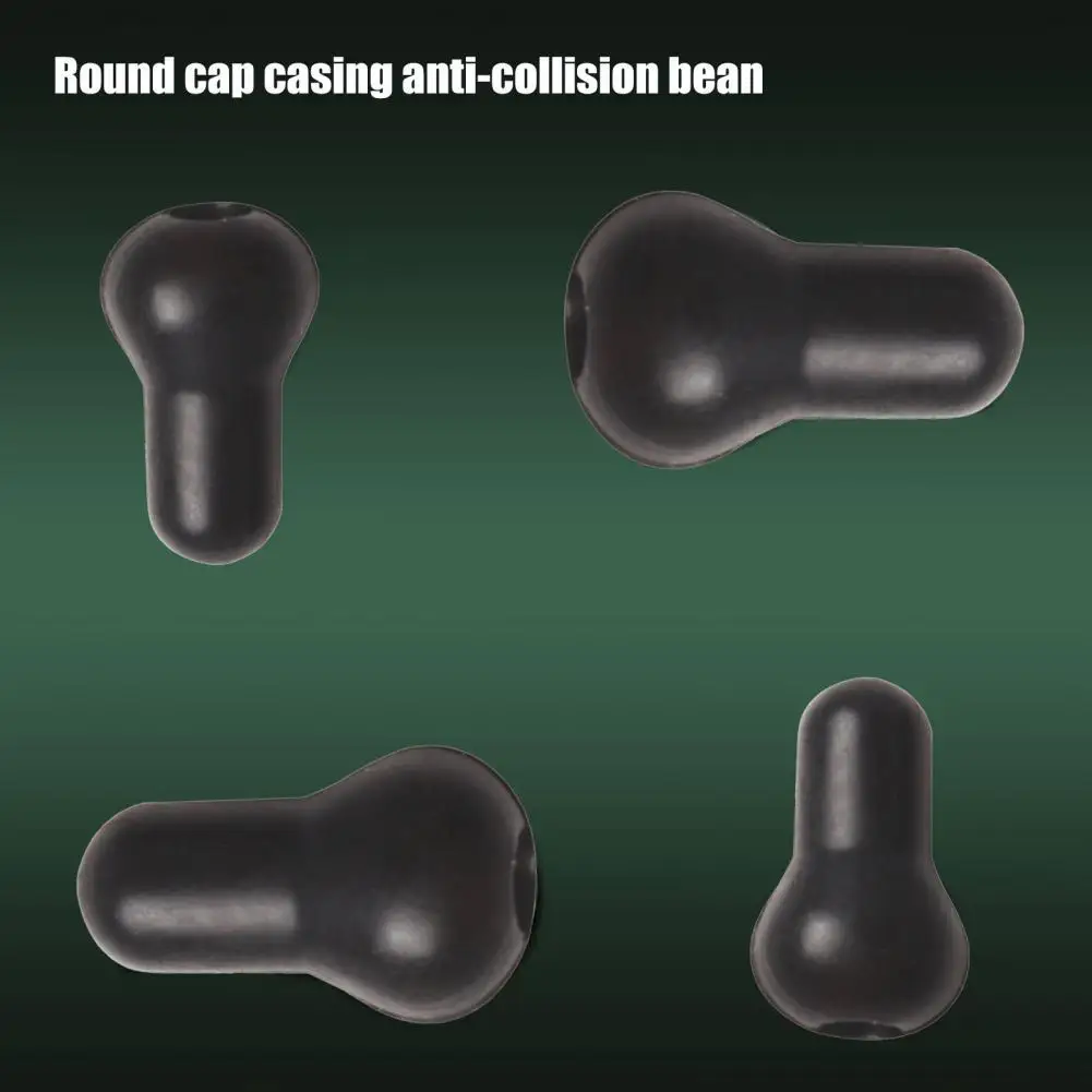 

Lightweight 100Pcs Versatile Round Anti-tangling Fishing Beads Practical Carp Beads Anti-collision Angling Supplies