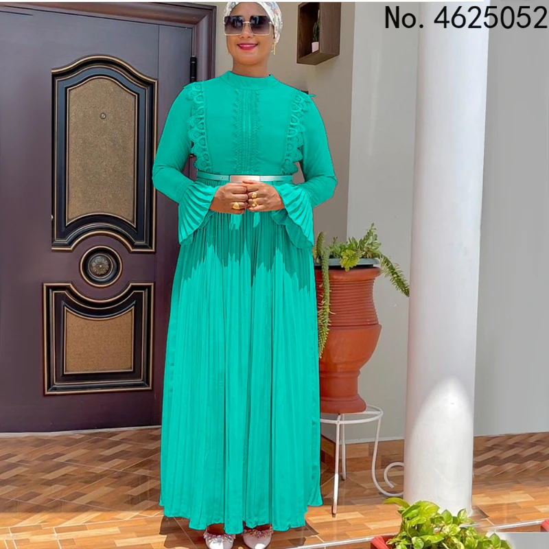 

Abaya Dubai Turkey Muslim Hijab Dress Elegant African Dresses For Women Long Sleeve Kaftan Chiffon Maxi Robe Islam Clothing