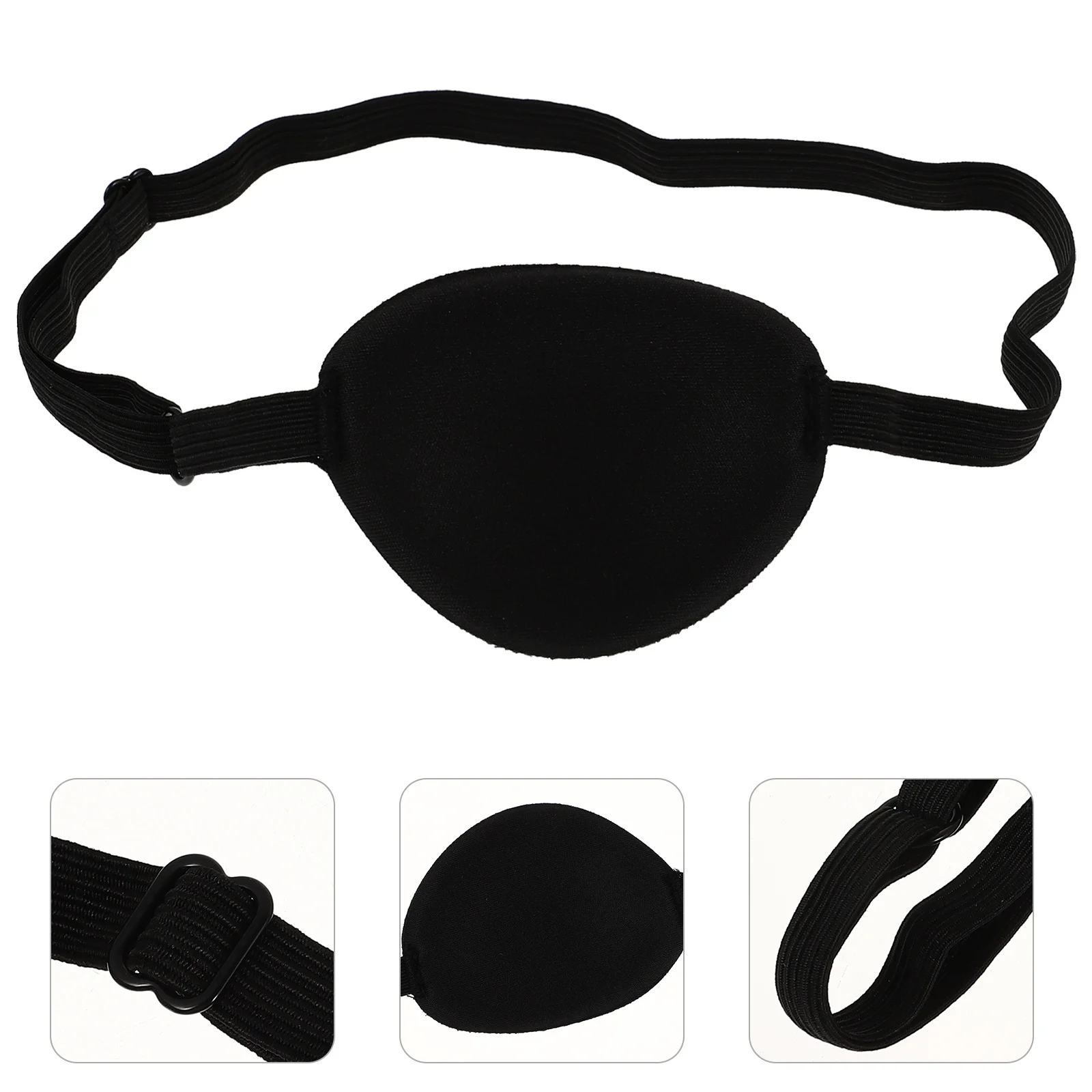 

Elastic Eye Patch Single Eye Patch Black Accessories Women Pirate Eye Cover Pirate Accessories Christmas Pirate Eye Patch