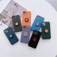 plain leather phone case with tire holder for iphone 13 12 11 pro max frame clear phone case for iphone 11 12 13 luxury cover