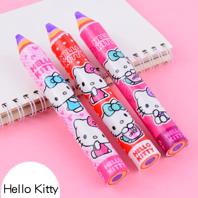 

Модный ластик с мультяшным рисунком Hello Kitty, 24 цвета