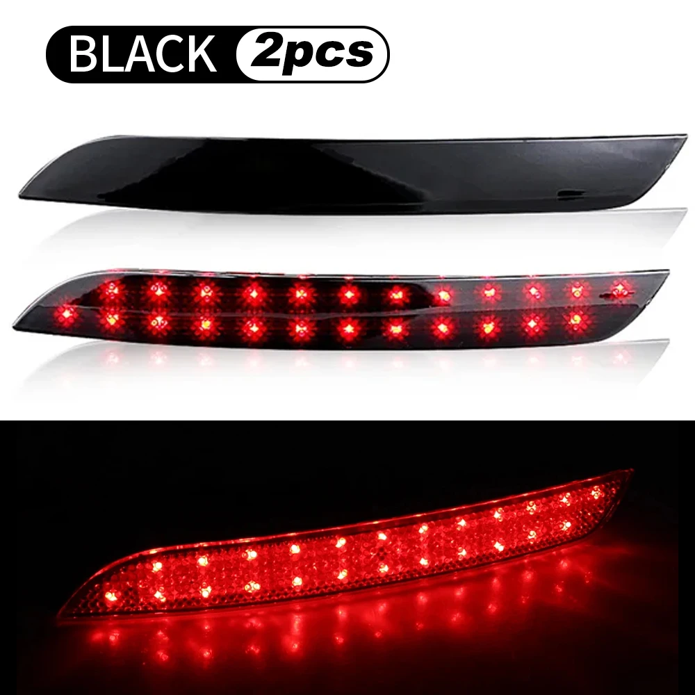 

Для BMW F10 F11 F18 светодиодный отражатель заднего бампера CANbus для 5 серии 520d 520i 523i 525d 09-14 добавленная противотуманная фара заднего тормоза