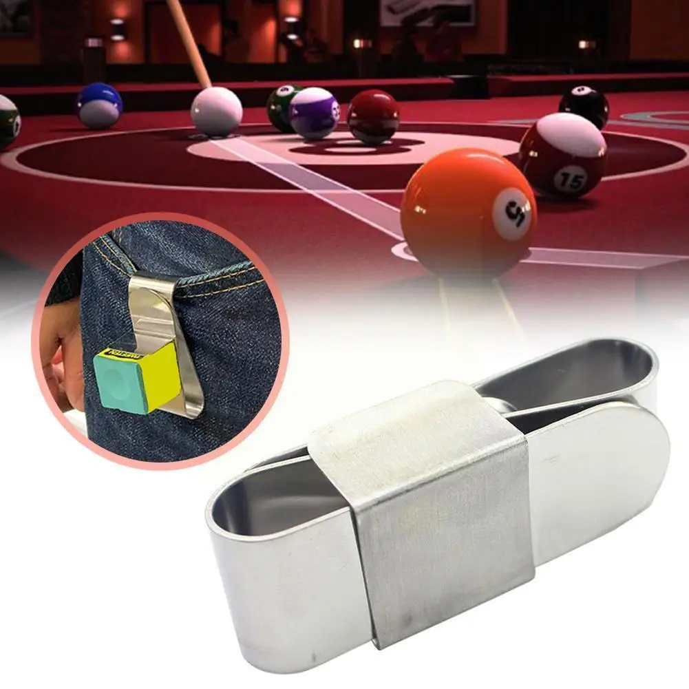 

1 шт. зажим портативный бильярдный кий Сильный магнитный снукер в форме профессионального держателя мела S стальные спортивные аксессуары ...