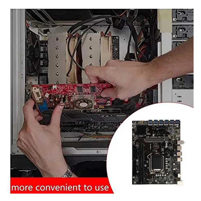 Материнская плата B75 для настольного компьютера LGA 1155 процессор интерфейс DDR3 USB3.0
