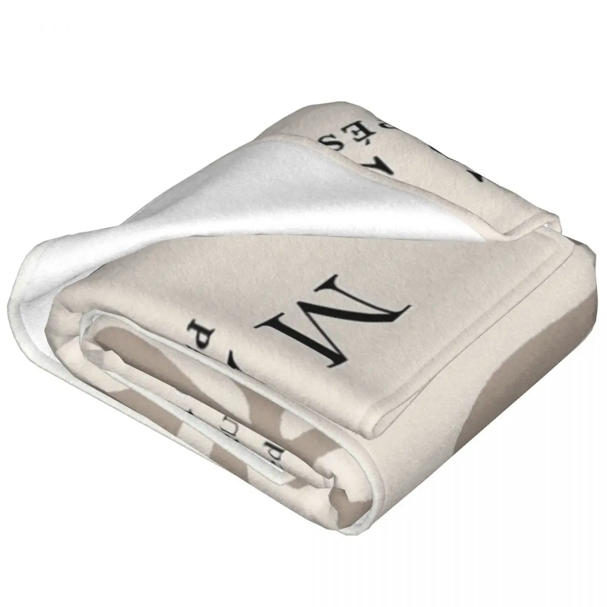 Бумажное покрывало с бежевыми цветами декоративное для кровати бежевого цвета