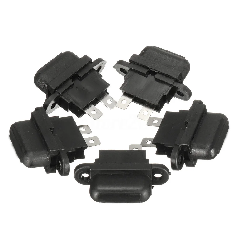 

Truck Car Blade Fuse Boat with Cover Circuit Electrical Terminals 30A Auto Standard Block Box Durable