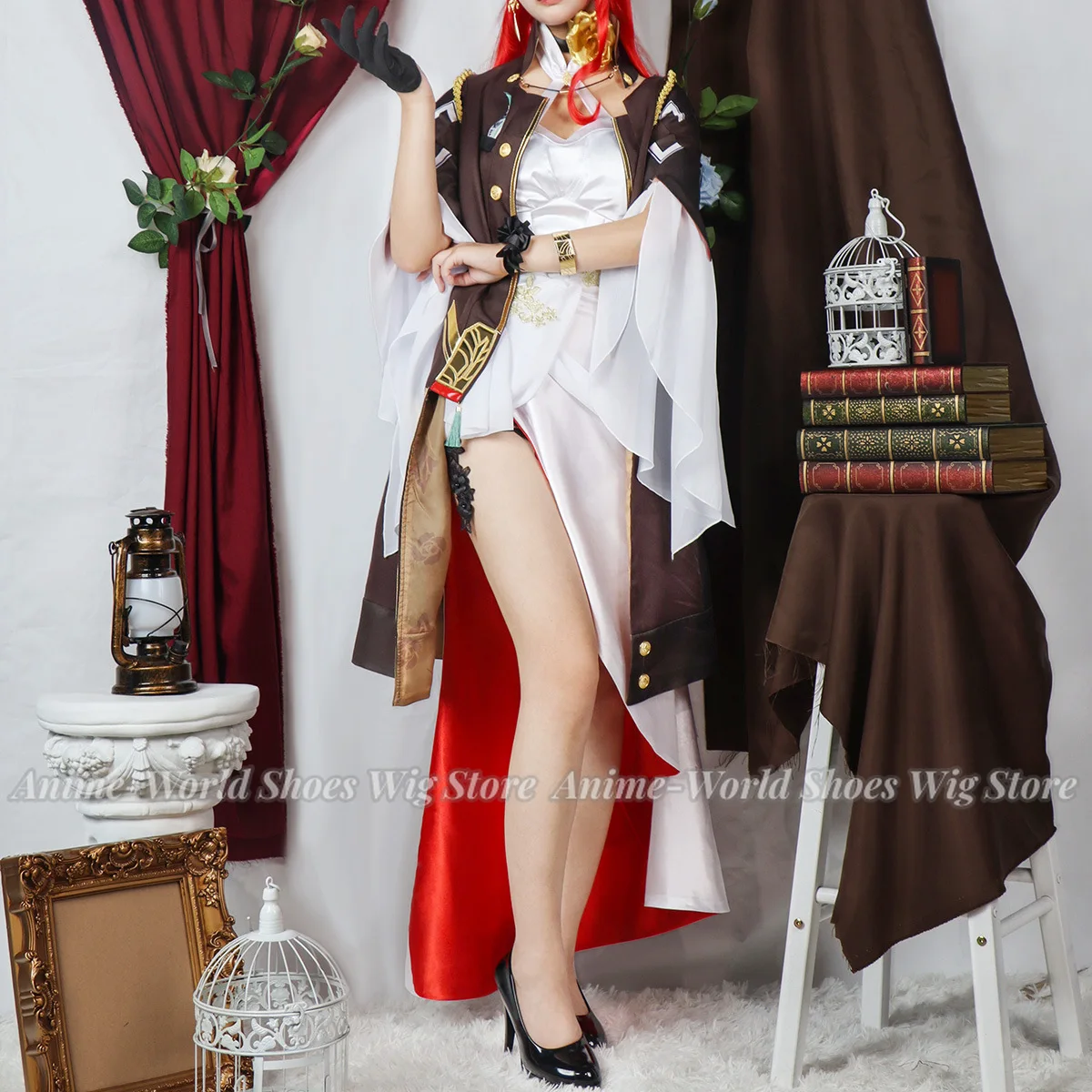 Женский костюм для косплея Himeko Honkai со звездами на рельсах парик аниме