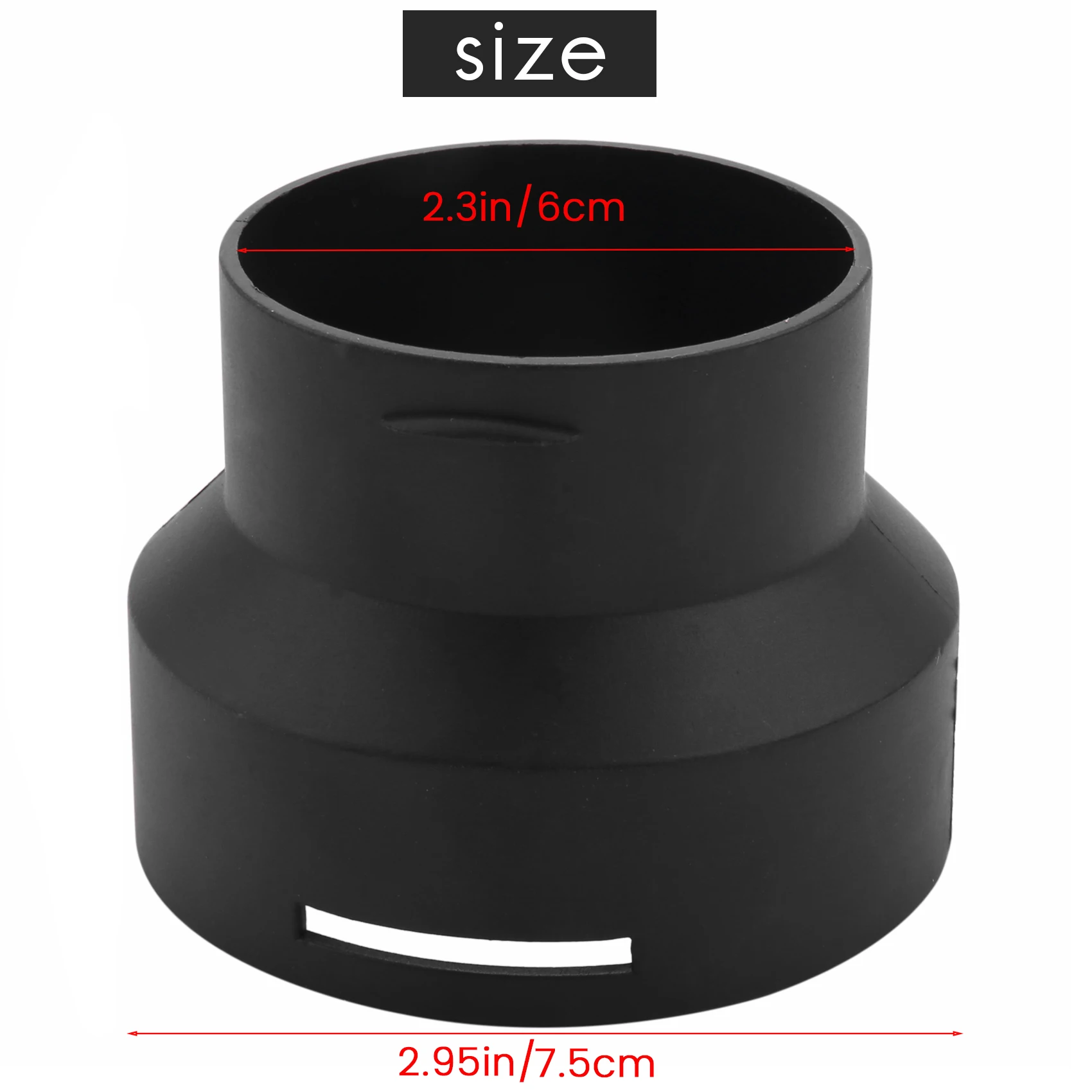 Соединитель редуктора воздуховода стояночного обогревателя от 75 мм до 60