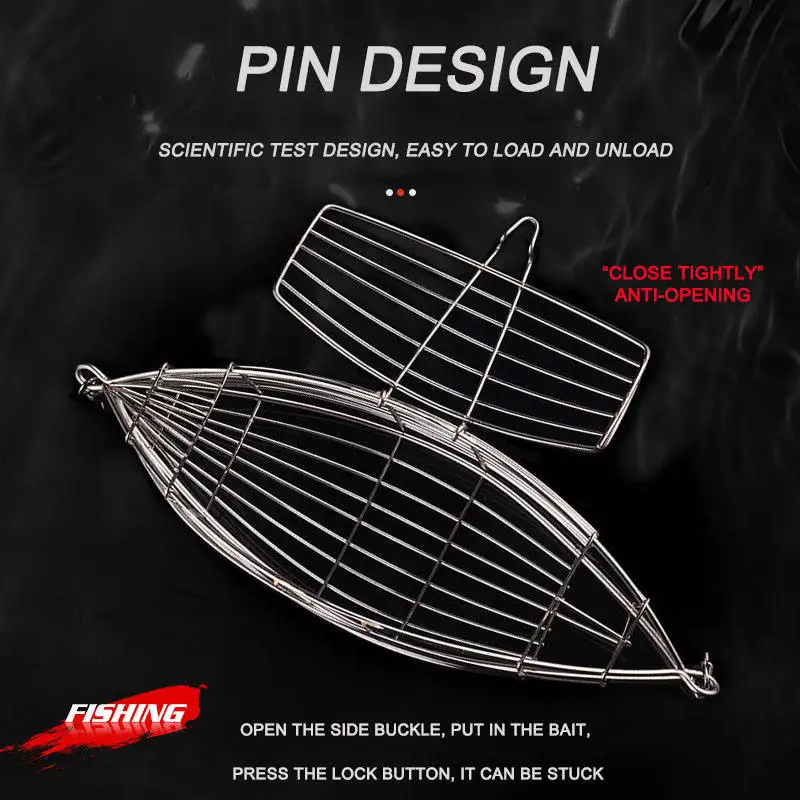 Рыболовные инструменты Электронная ловушка из нержавеющей стали для ловли карпа