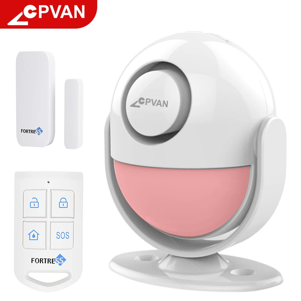 CPVAN PIR датчик движения сигнализация 125дб домашняя 433 МГц инфракрасный детектор для