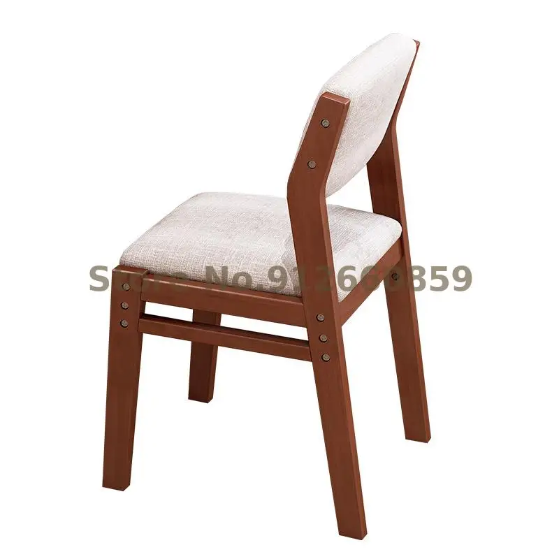 Детское обучающее кресло из цельной древесины основной эргономичный стул для