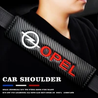 2pc car shoulder pad seat belt protector car seat belt protector car interior breathable protection for opel astra j h g etc