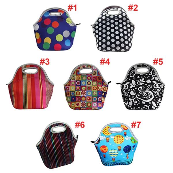 

Cooler Neoprene Picnic Basket Bag Set Lunch Tote Women's Handbag Box Container Thermal Lunchbox Waterproof PP Outdoor Tableware