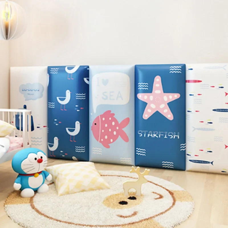 Изголовье кровати татами фон стена мягкий рюкзак детская комната противоударная