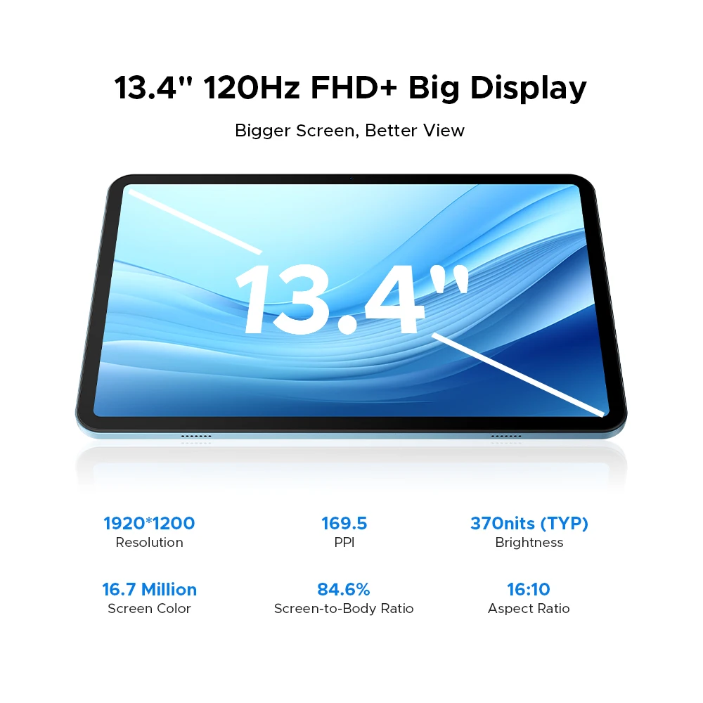 Фото Планшет DOOGEE U13 Pro, Android 16, Gemini AI, 13'' FHD+ 120Гц, UNISOC T7300, 32ГБ+256ГБ, аккумулятор 11000мАч, 13МП+8МП, Smart Pad №3