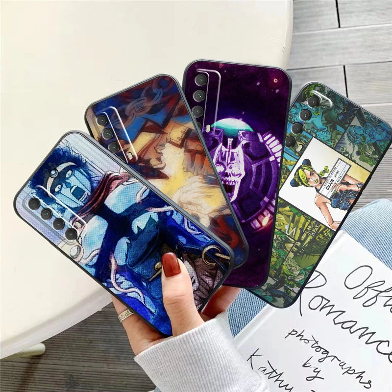 

Японский чехол для телефона с аниме «Невероятные приключения Джоджо» для Huawei Honor 7A 7X 8 8X 8C 9 V9 9A 9X 9 Lite 9X Lite, силиконовый чехол