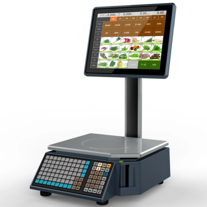 

New Touch Screen PC Scale Label Printing Scale Weighing scale