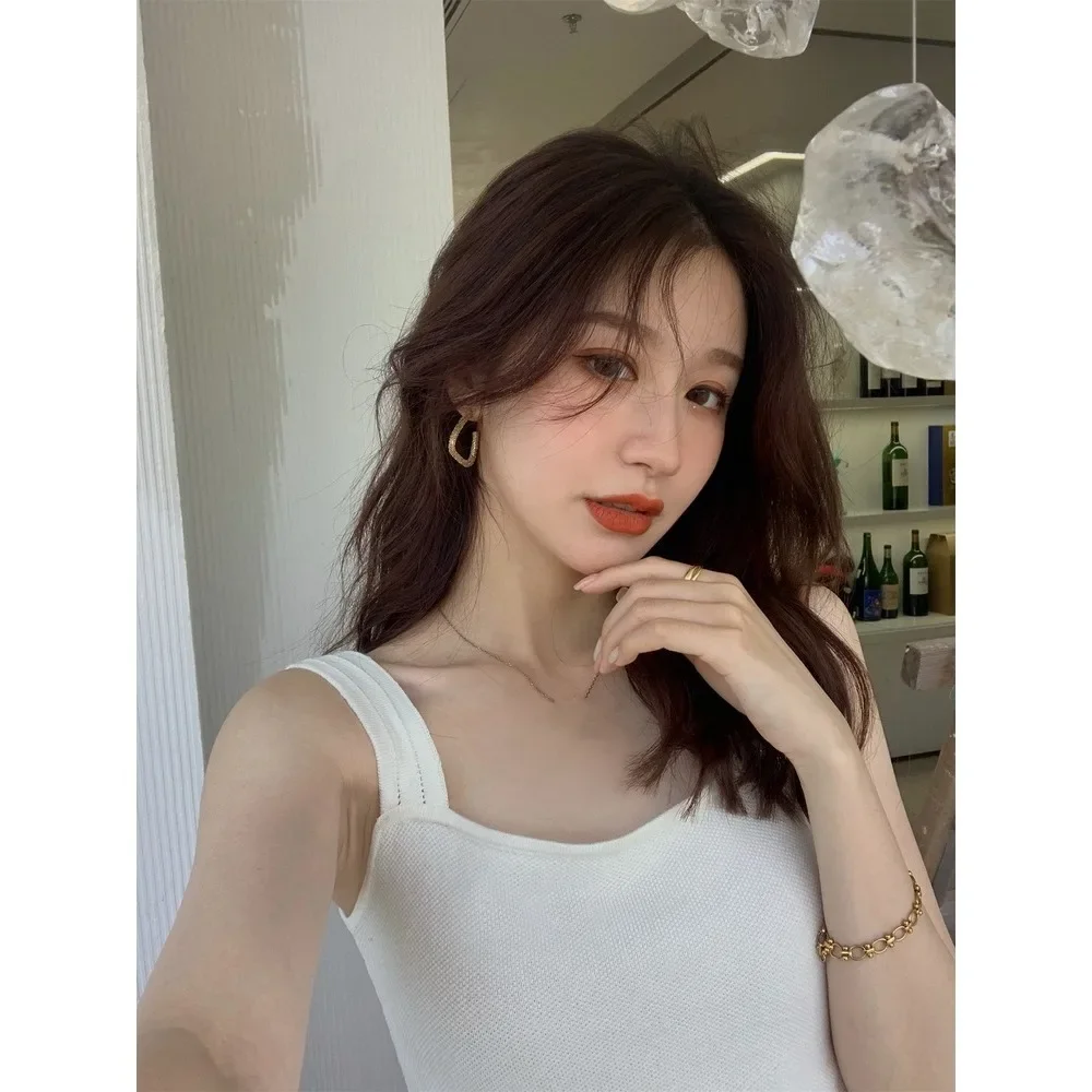 Летняя майка ZHUANQING новинка милый тонкий кроп-топ Повседневная Солнцезащитная