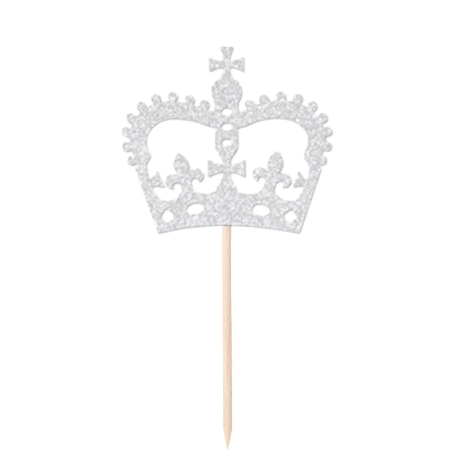 Украшения для торта Union Jack 10 шт. британский флаг силуэт королевы корона блестящие