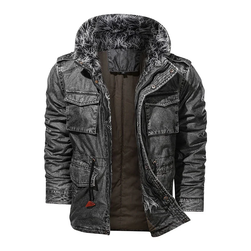 Рисунок 4 - Куртка мужская зимняя хлопковая с меховым воротником