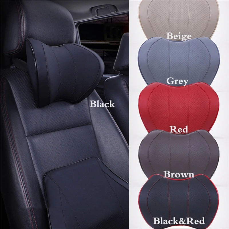 

Car Neck Headrest Pillow Car Accessories Cushion Auto Seat Head Support Neck Protector Automobiles Seat Neck Rest Memory Cotton