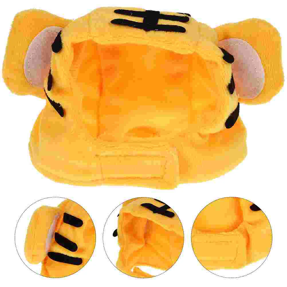 

2Pcs Decorative Pet Hat Universal Pet Head Ornament Puppy Headwear (Yellow)