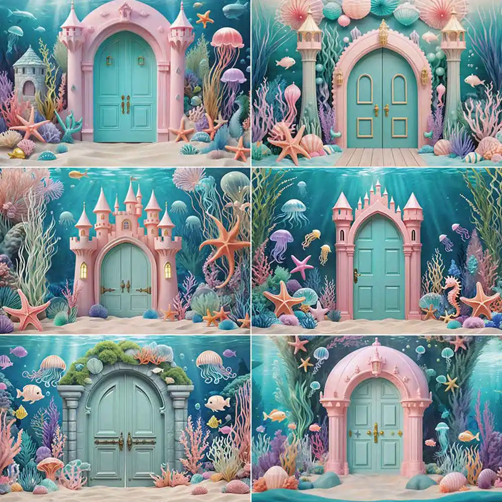 Фон для фотосъемки с изображением подводного моря