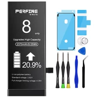 perfine i8 battery 2370mah 0 cycle li polymer built in battery for iphone8 a1863 a1905 a1906 with phone repair toolkit