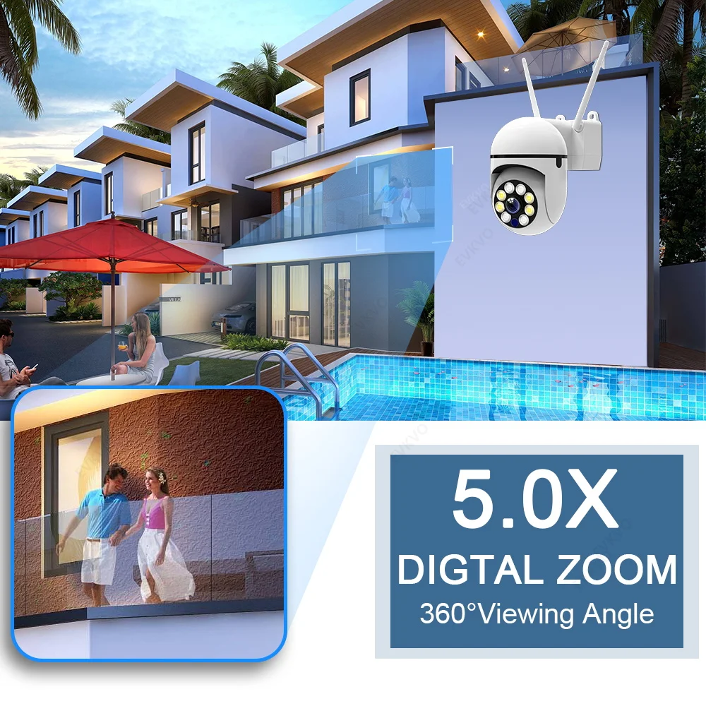 

Умная Wi-Fi камера 3 Мп прожекторная камера наружная камера видеонаблюдения