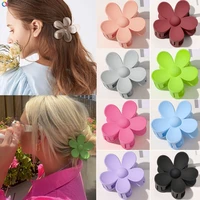 korea fashion flower hair claw clip for women girls barrette crab hair claws ponytail hairpin bath barrette headwear accessories