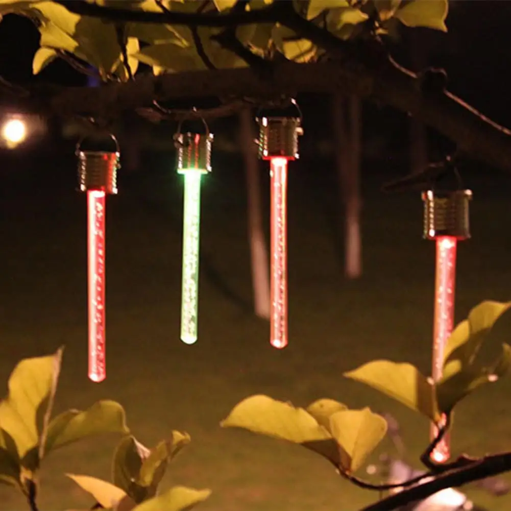 

Solar Hanging Lamp LED Compact Dustproof Energy Saving Hanging Bubble Lamp Solar Bubble Light for Garden