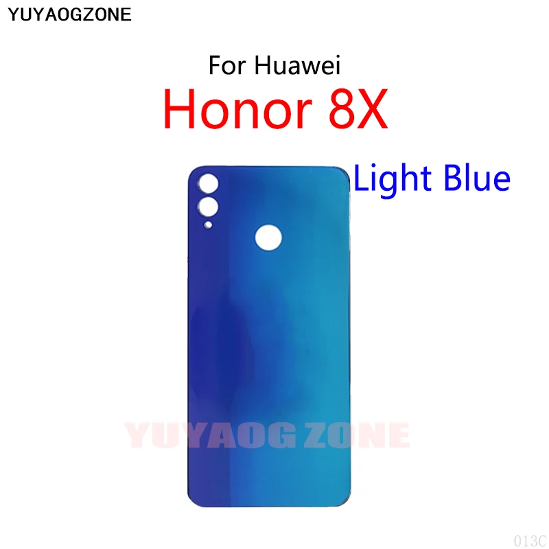 Задняя крышка батарейного отсека для Huawei Honor 8X стеклянная панель корпус задняя -