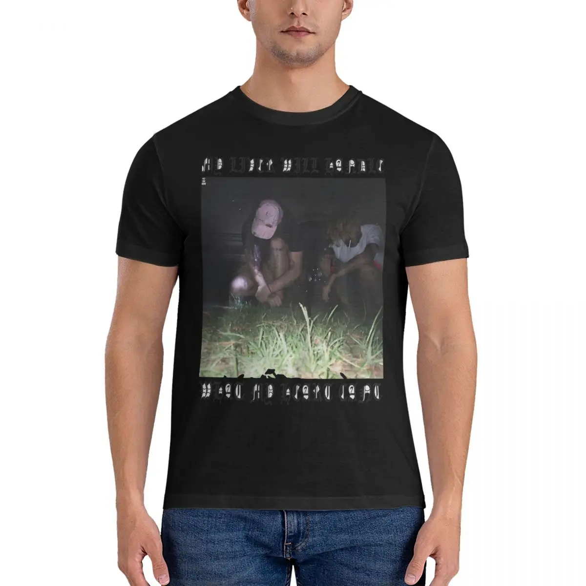 Забавные мужские футболки из чистого хлопка забавная футболка с круглым вырезом