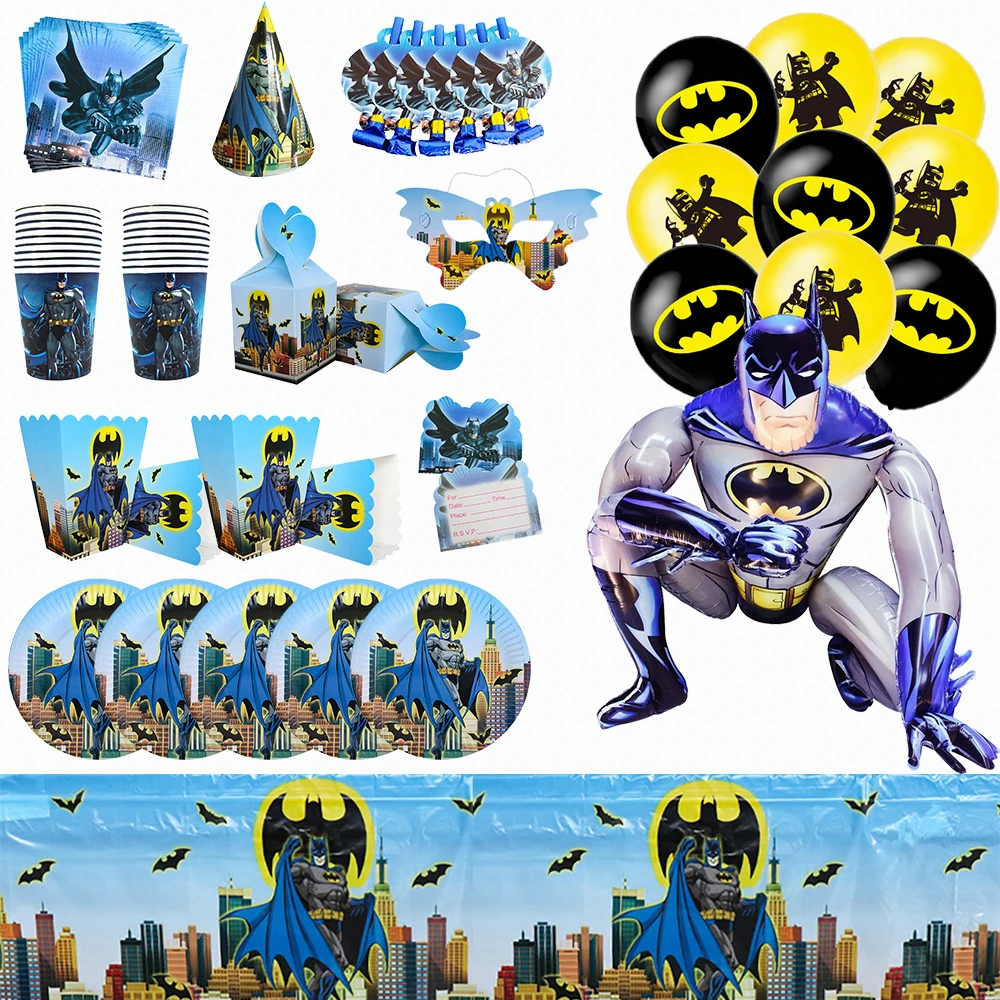 Праздничные сувениры супергероев для детей украшения на день рождения с