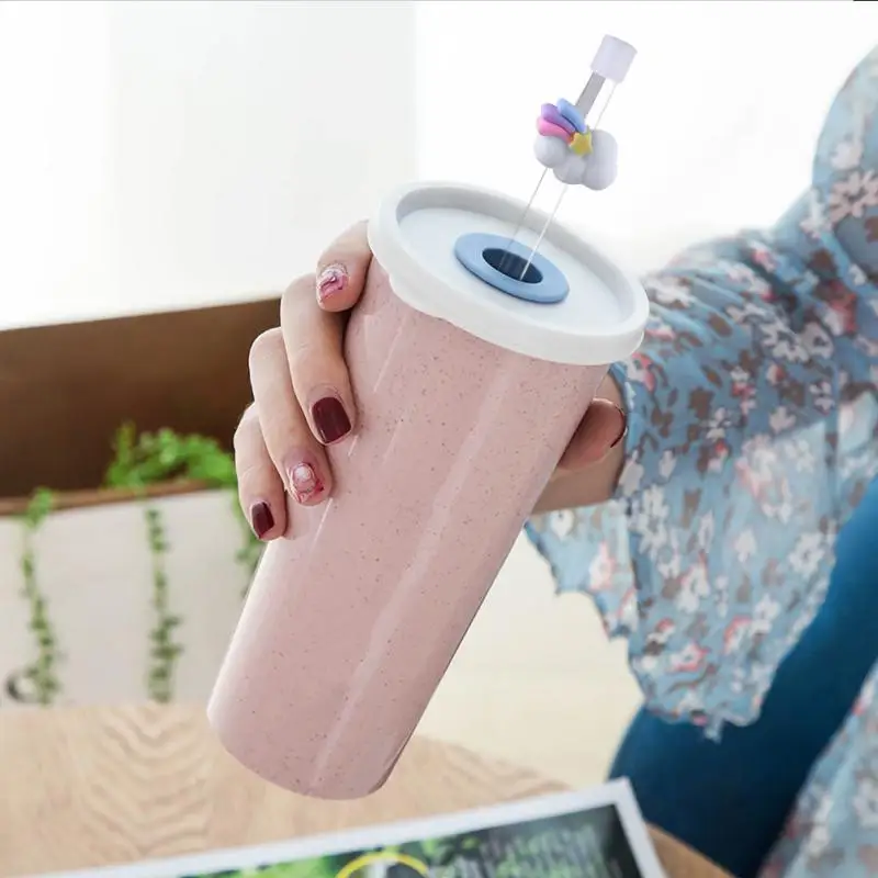 

1PC Cartoon Silicone Straw Tips Drinking Dust Splash Proof Plugs Cover Creative Cup Accessories Straw Sealing Tools 2022