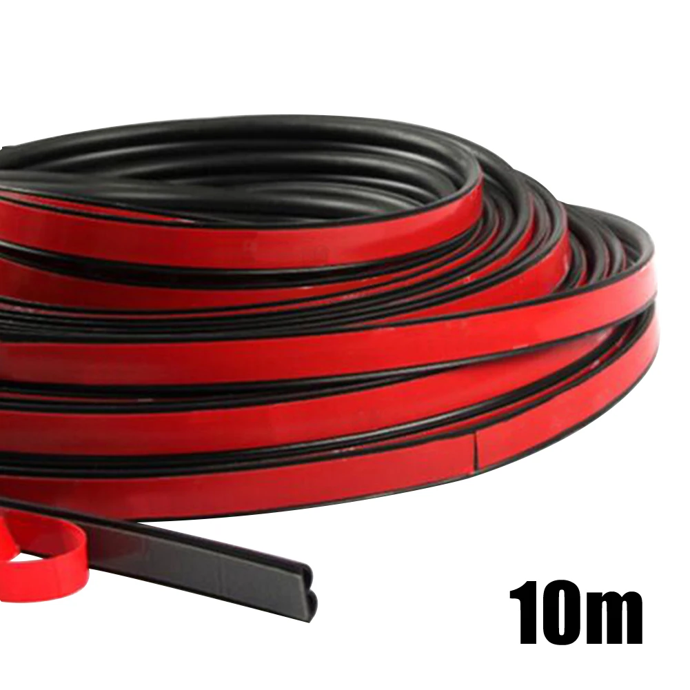 

10M EPDM Interior Decoration Seal Strip Self Adhesive For Car Door Trim Universal Accessories Sound Insulation Dustproof