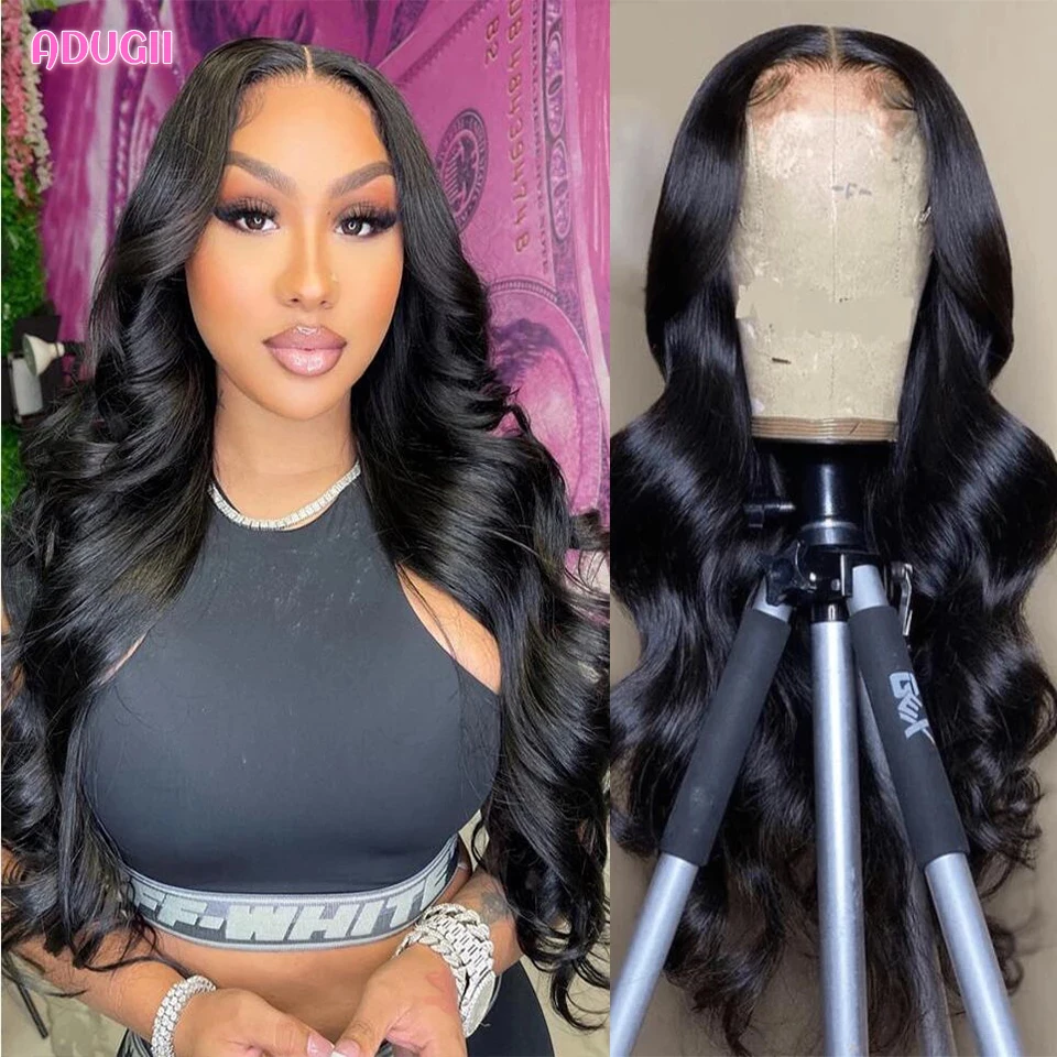 Body Wave Lace Front Human Hair Wigs Brazilian Virgin Hair With Baby Hair Transparent Lace Frontal Wig For Women