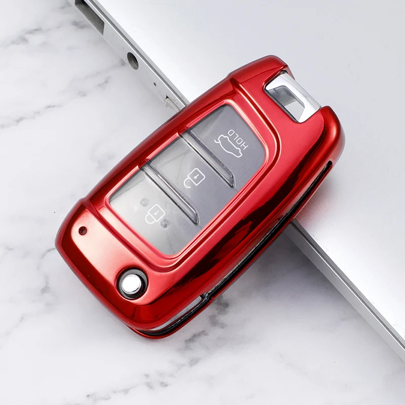 

Мягкий ТПУ чехол для автомобильного ключа, чехол для Hyundai Elantra Solaris 2017 Santa Fe Verna Tucson I35 I40 Genesis Protector