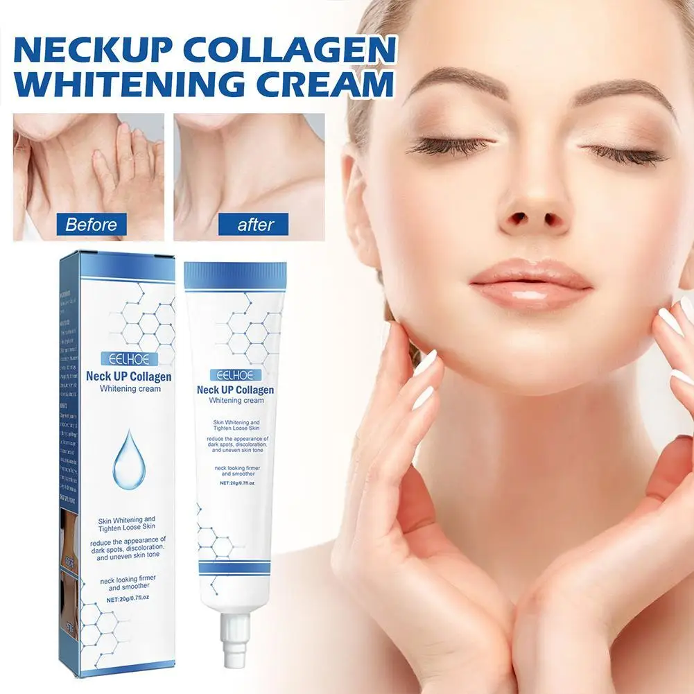 

Коллагеновый Осветляющий крем для шеи гидролизованный коллагеновый крем для шеи Осветляющий крем против морщин на шее красота здоровье