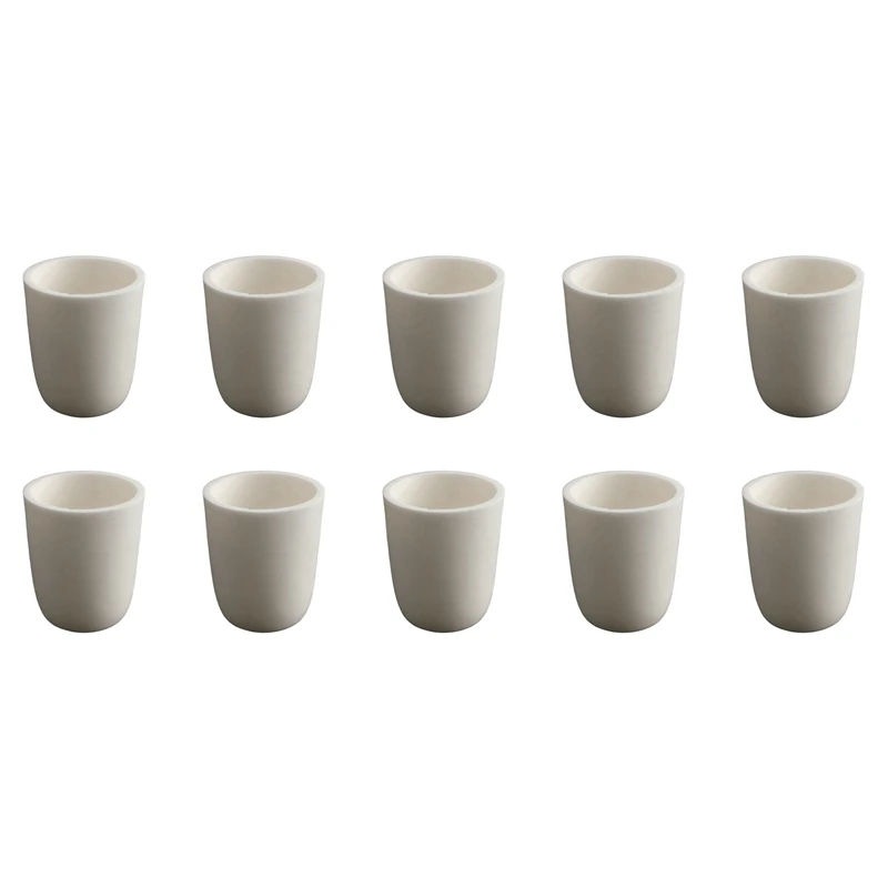 10X 30 мл алюминиевый 99% конический корундовый тигель плавильная печь для литья