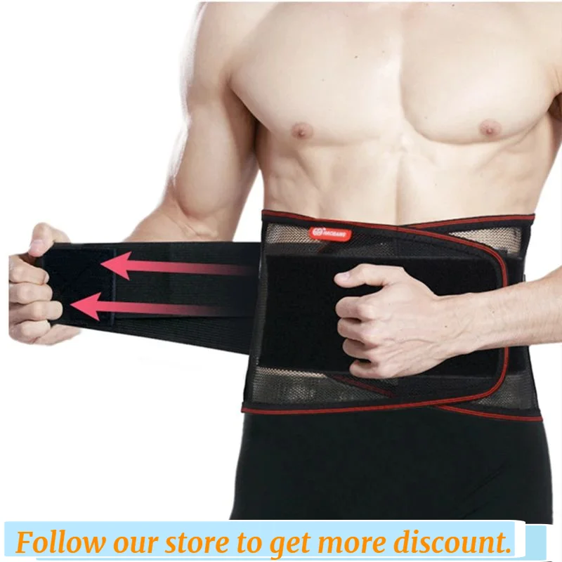 Корректор осанки CHITU черный поясничный бандаж для спины фиксирующий протектор