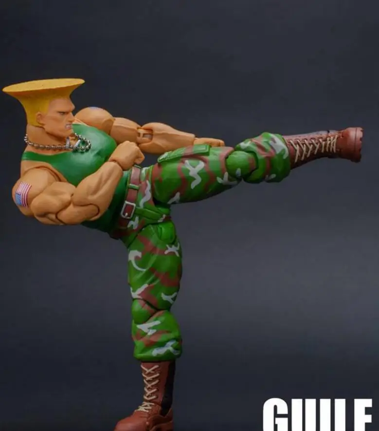 

Storm Toys Guile Hot 1/12 Collectible Action Figure Toy Doll Body Accessory for Fans Gift